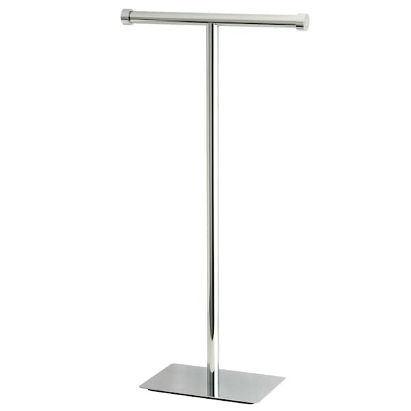 Claremont Freestanding Toilet Paper Stand, Chrome